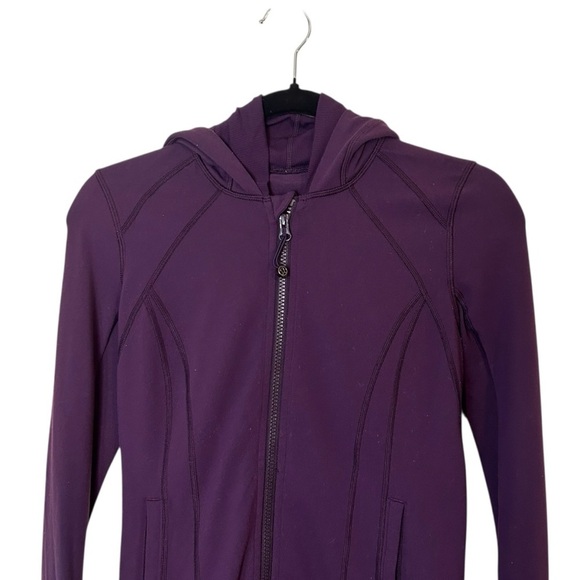 Lululemon Daily Practice Jacket Deep Zinfandel- Size 4 - Picture 10 of 15